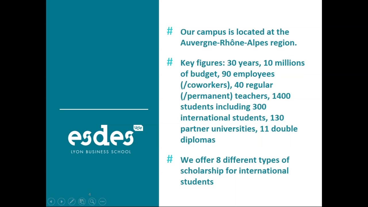 Study In ESDES School of Business and Management | Visa Process | Fully Funded Scholarships