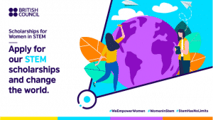 học bổng du học Anh BC STEM Women