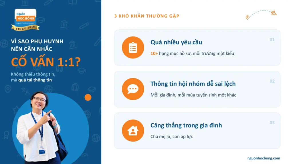 Vì sao phụ huynh nên cân nhắc cố vấn 1:1?
