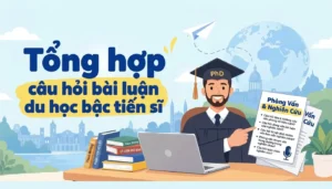 câu hỏi bài luận du học bậc tiến sĩ