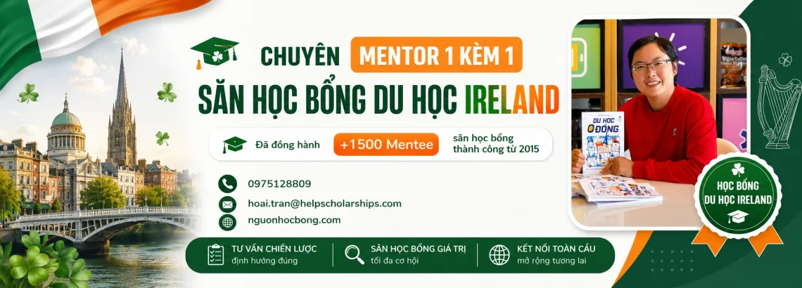 Học bổng du học Ireland