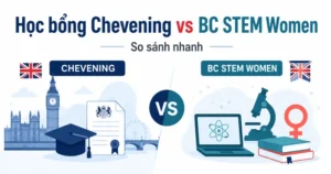 học bổng Chevening vs BC STEM women