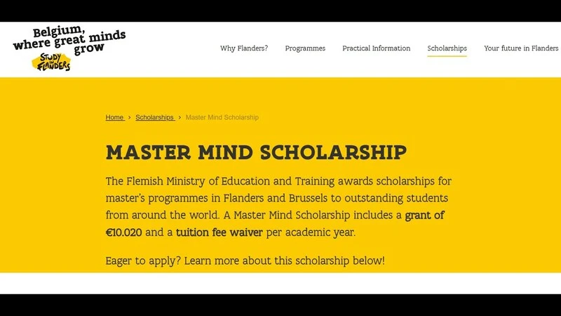 Học bổng Master Mind là gì?