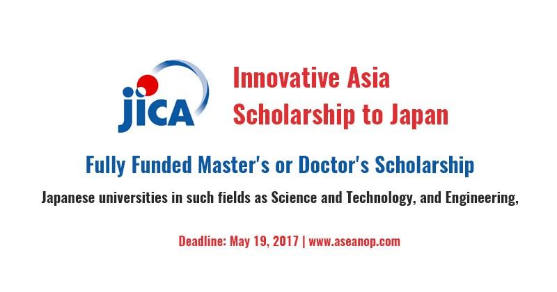 innovative asia scholarship to japan by jica