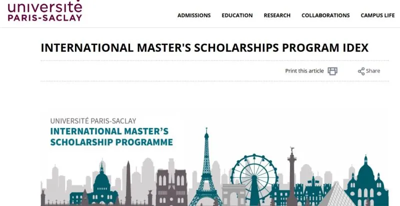 International Master’s Scholarships Program