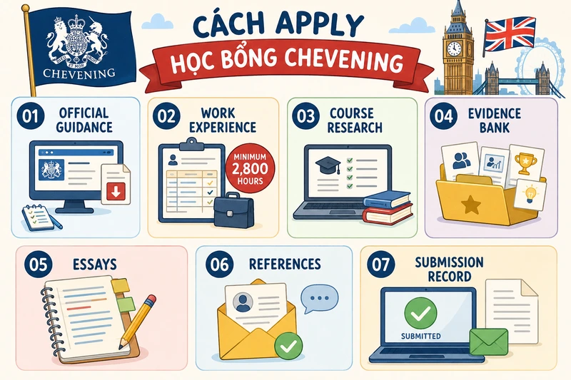 tạo một thư mục hồ sơ học bổng Chevening