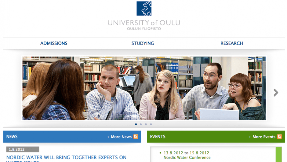 uni_of_oulu_front_page